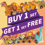 Load image into Gallery viewer, Mini Dinosaur Toy Pull Back Cars Dino Toy Cars for Boys Girls 3-6 Years Old BOGO(12+8 free)