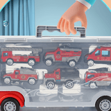 Load image into Gallery viewer, Storage Truck Toy with 6 Alloy Cars - 4 Themes