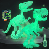Load image into Gallery viewer, Glow in the Dark Dinosaur DIY Take Apart Fluorescent Skeleton Educational Toy for Kids 2 Pcs