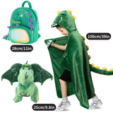 Load image into Gallery viewer, Name Personalized Dinosaur Stuffed Animal Cute T Rex Plush Toy for Boys Girls Birthday Gifts Plush+Blanket+Backpack