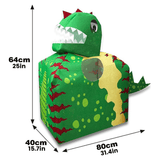 Load image into Gallery viewer, Cloth Cosplay Dinosaur Costume Trex Performance Party Clothing for Kid Green