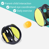 Load image into Gallery viewer, Toss and Catch Ball Hand Grasp Activity Toy 2 rackets and 4 balls