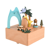 Load image into Gallery viewer, Dinosaur Wooden Music Box