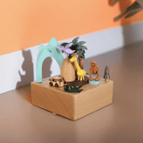 Load image into Gallery viewer, Dinosaur Wooden Music Box