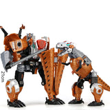Load image into Gallery viewer, Large Dinosaur Robot Transforming Toys Transform Dinosaurs Action Figures 5 in 1 Playset T-Rex