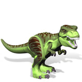 Load image into Gallery viewer, 12&quot; Dinosaur Jurassic Theme DIY Action Figures Building Blocks Toy Playsets Green T Rex with Baby