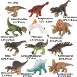 Load image into Gallery viewer, 12 Pcs Realistic Dinosaur Figure Set Decor Model Toy 12Pcs- A