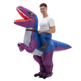 Load image into Gallery viewer, Kid and Adult Riding Dinosaur Costume Inflatable Trex Tyrannosaurus Props Costume Suit