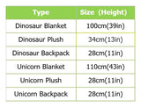 Load image into Gallery viewer, Name Personalized Dinosaur Ultra Plush Fleece Hooded Throw Blanket Cosplay Costume for Kids