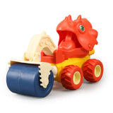 Load image into Gallery viewer, Dinosaur Construction Vehicles, Press to Go Toy Cars, for 1 2 3 4 Year Old Triceratops roller truck