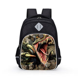 Load image into Gallery viewer, 3D Dinosaur TRex Jurassic Theme 15 Inch Kids School Bag Travel Backpack Daypack A