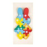 Load image into Gallery viewer, Montessori Wooden Puzzle for Toddlers Brain Teaser Board Early Education Toys Bunny