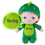 Load image into Gallery viewer, Personalized Name Dinosaur Plush Stuffed Animal Kids Gift Toy