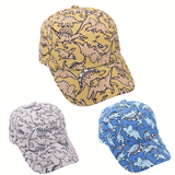 Load image into Gallery viewer, Kids Fashion Dinosaur Pattern Baseball Cap Summer Beach Hat for Boys Girls 2-6 Years