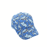 Load image into Gallery viewer, Kids Fashion Dinosaur Pattern Baseball Cap Summer Beach Hat for Boys Girls 2-6 Years Blue