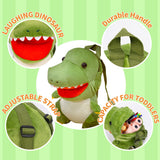 Load image into Gallery viewer, Dinosaur T Rex Bag Triceratops Backpack Soft Plush Toy Purse for Kids Gift