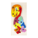 Load image into Gallery viewer, Montessori Wooden Puzzle for Toddlers Brain Teaser Board Early Education Toys