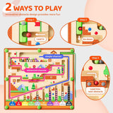Load image into Gallery viewer, Magnetic Maze Montessori Wooden Puzzle Activity Board Toys for 3+ Year Old