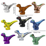 Load image into Gallery viewer, 12&quot; Dinosaur Jurassic Theme DIY Action Figures Building Blocks Toy Playsets 9 Pcs Dino Baby