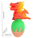 Load image into Gallery viewer, 3 in 1 Fun Turn Over Dinosaur Eggs Figure Flip Toy Set Stress Relief Fidget Toys 4 Pcs(random type)