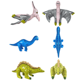 Load image into Gallery viewer, 7 PCS Inflatable Jungle Dinosaur Realistic Figures Great for Pool Party Decoration