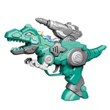 Load image into Gallery viewer, Firing Spray Dinosaur Toy Gun with Shells Light Sound Model Action Figure Blaster