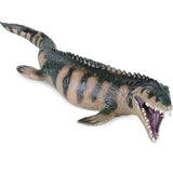 Load image into Gallery viewer, 17‘’ Realistic Mosasaurus Dinosaur Soft Action Figure Model Toy Decor Brown