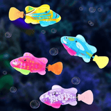 Load image into Gallery viewer, Swimming Robot Fish Toys for Kid Dog Cat Lighting Electric Fish Goldfish / 4PCS-Random Color