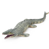 Load image into Gallery viewer, 17‘’ Realistic Mosasaurus Dinosaur Soft Action Figure Model Toy Decor Grey