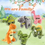 Load image into Gallery viewer, Name Personalized Dinosaur Family Stuffed Animal Plush Toy Gift for Kids