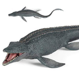 Load image into Gallery viewer, 15‘’ Realistic Mosasaurus Dinosaur Solid Action Figure Model Toy Decor Grey
