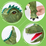 Load image into Gallery viewer, Adorable Plush Dinosaur Hand Puppet Interactive Cosplay Role Play Game Toy