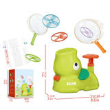 Load image into Gallery viewer, Flying Discs Launcher Toy Set Step On Machine Outdoor Toy for Boys Girls Green Elephant