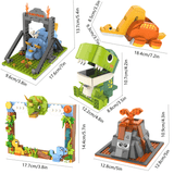 Load image into Gallery viewer, Fun Desk Series Dinosaur Assembled DIY Building Blocks Toy Set Photo Frame