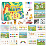 Load image into Gallery viewer, 16 Themes Dinosaur Busy Book for Kids Preschool Educational Montessori Toys Dinosaur Busy Book