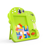 Load image into Gallery viewer, Wooden Dinosaur Tetris Board Game with Building Blocks Educational Puzzle Toy