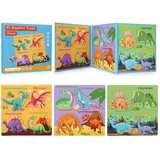 Load image into Gallery viewer, 40 Pcs Cartoon Dinosaur 3D Magnetic Puzzles Book Preschool Educational Toy