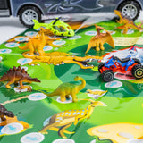 Load image into Gallery viewer, Portable Dinosaurs Figures Transporter Car Container Carrier Dino Truck Dinosaur Toy
