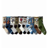 Load image into Gallery viewer, 10PCS Set of Various Types Cute Dinosaur Cartoon Knitting Cotton Socks F / S