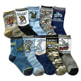 Load image into Gallery viewer, 10PCS Set of Various Types Cute Dinosaur Cartoon Knitting Cotton Socks I / S