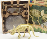 Load image into Gallery viewer, 11 Different Dinosaurs Skeleton Excavation Dig Up DIY Take Apart Dino Fossil Model Kit Toys with Goggles Triceratops