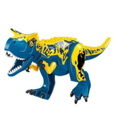Load image into Gallery viewer, 12‘’ Dinosaur Jurassic Theme DIY Action Figures Building Blocks Toy Playsets Blue Carnotaurus / 17*28.5cm