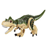 Load image into Gallery viewer, 12‘’ Dinosaur Jurassic Theme DIY Action Figures Building Blocks Toy Playsets Green Carnotaurus / 17*28.5cm