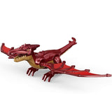 Load image into Gallery viewer, 12‘’ Dinosaur Jurassic Theme DIY Action Figures Building Blocks Toy Playsets Red Pterosaur / 20.1*31.5cm