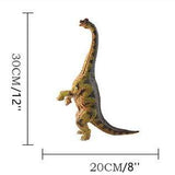 Load image into Gallery viewer, 13‘’ Realistic Brachiosaurus Dinosaur Solid Figure Model Toy Decor with Flexible Neck