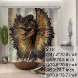 Load image into Gallery viewer, 3D Dinosaur Lively Shower Curtain Bathroom Decor No Smell 16 / 47.2*70.8 inch
