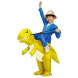 Load image into Gallery viewer, 3D Stegosaurus Tyrannosaurus Dinosaur Riding Inflatable Imitating Props Costume Children&#39;s Day Halloween Gift