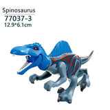Load image into Gallery viewer, 5‘’ Mini Dinosaur Jurassic Theme DIY Action Figures Building Blocks Toy Playsets Spinosaurus / Blue