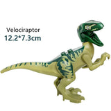 Load image into Gallery viewer, 5‘’ Mini Dinosaur Jurassic Theme DIY Action Figures Building Blocks Toy Playsets Velociraptor / Camouflage