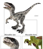 Load image into Gallery viewer, 7‘’ Realistic Velociraptor Dinosaur Solid Figure Model Toy Decor with Movable Jaw and Arm